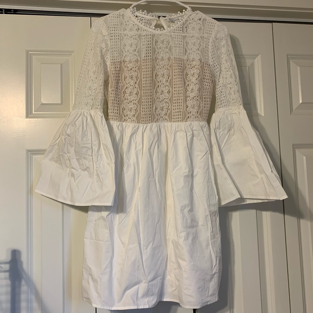 Lace Dress with Open Back